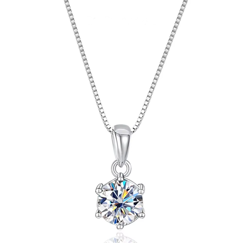 Moissanite Pendant Necklace