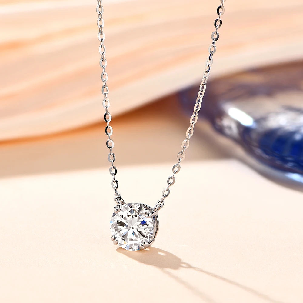 Moissanite Diamond Necklace