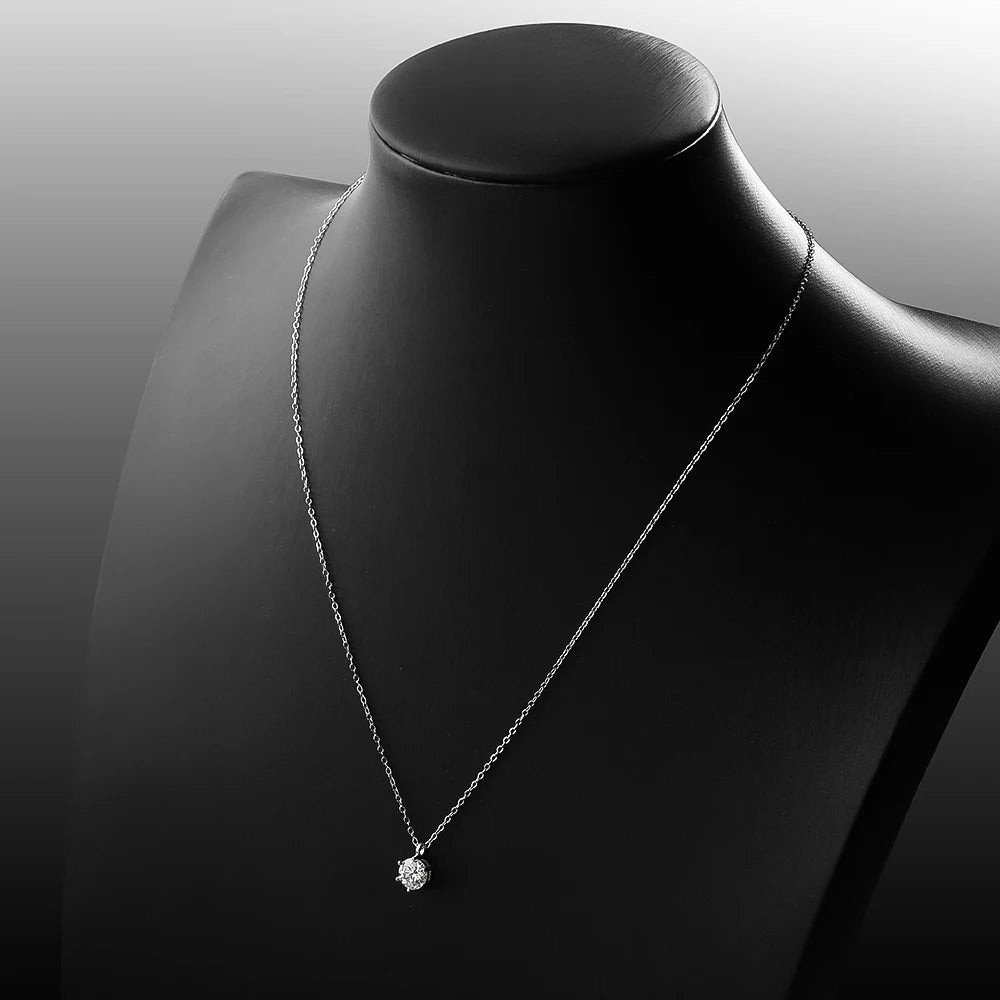 Moissanite Pendant Necklace