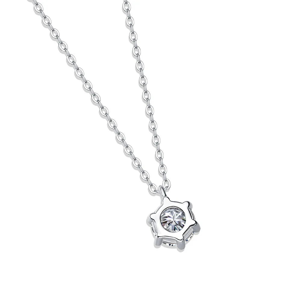 Moissanite Pendant Necklace